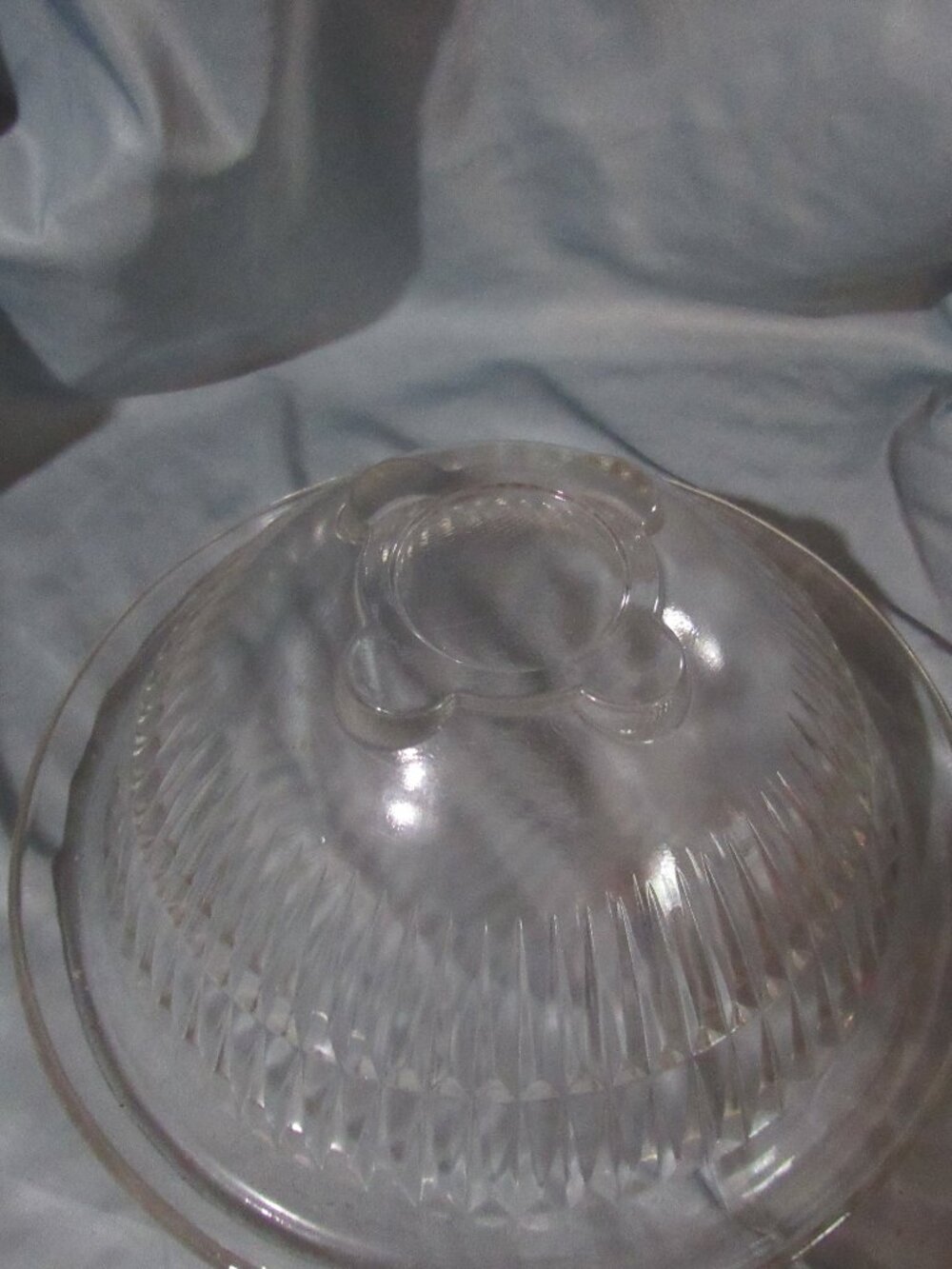 Vintage Hazel-Atlas Aurora Clear Ribbed Glass Mixing Bowl
